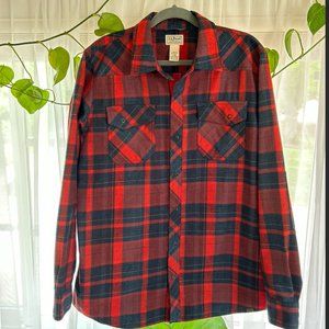 LL Bean Performance Flannel Shirt